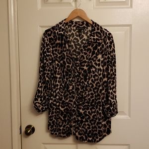I.N.C. Leopard print shirt